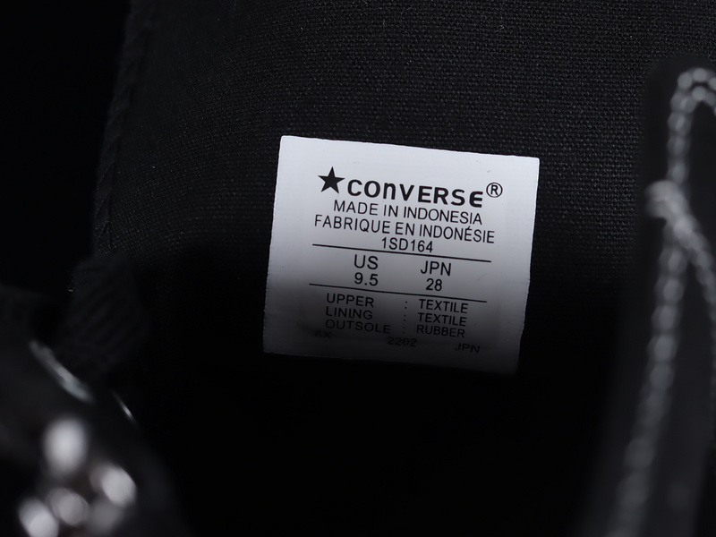 Undercover X Wtaps X Addict Chuck Taylor High Black/Black/Egret 21