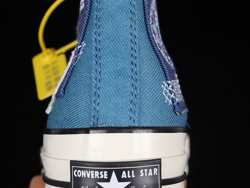 Chuck Taylor All-Star 70S High Patchwork Blue/White/Black 19