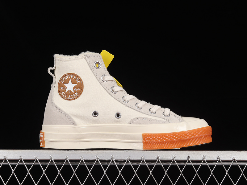 Chuck Taylor All-Star 70S High Light Grey/White/Orange 19