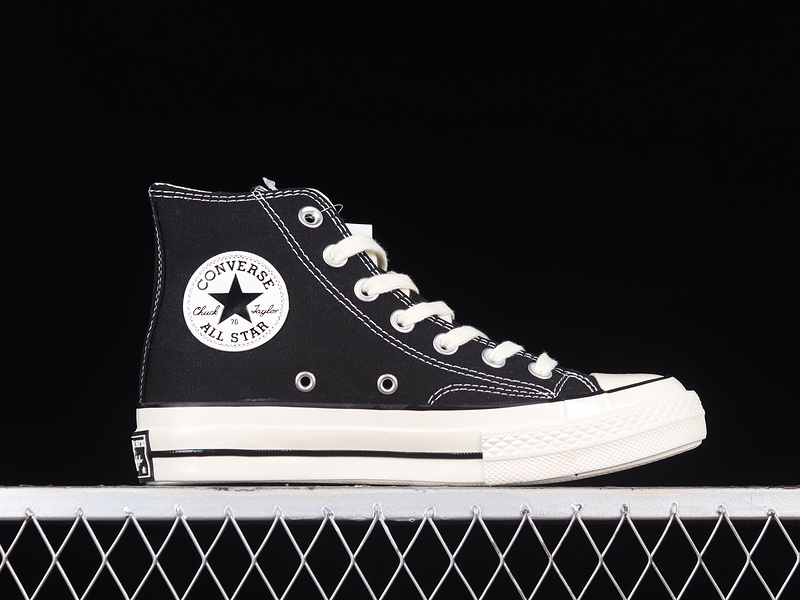 Chuck Taylor All-Star 70S High Varsity Letter Black/Black/Egret 9