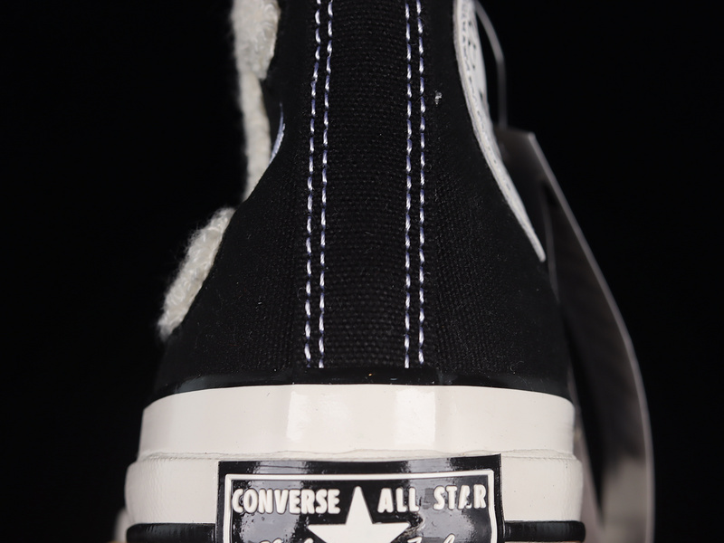 Chuck Taylor All-Star 70S High Varsity Letter Black/Black/Egret 23