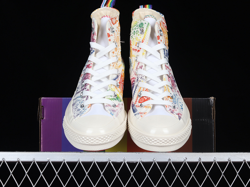 Chuck Taylor All Star 70S High Pride White/University Red/Multi Color 25