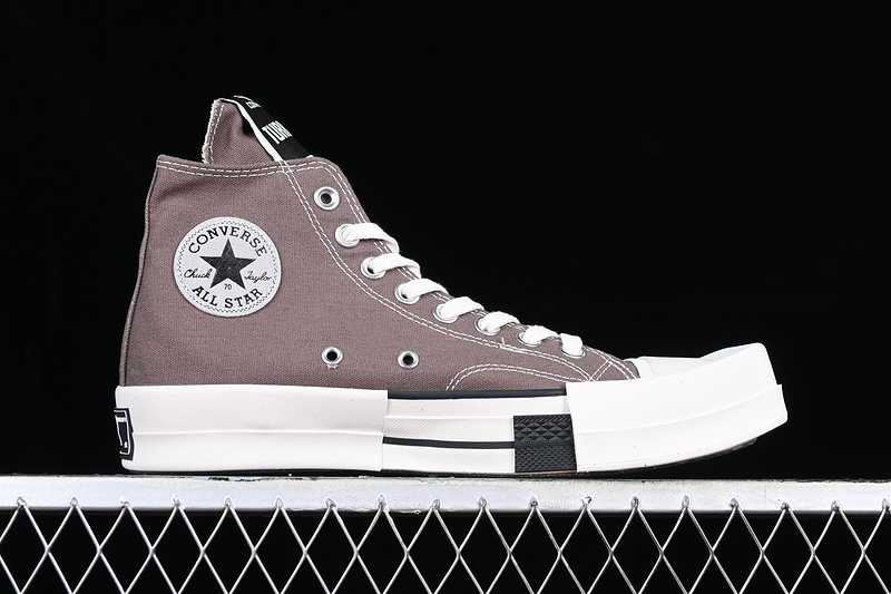 Converse X Rickowens White/Brown 7