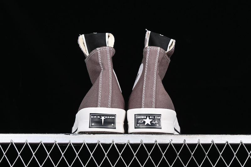 Converse X Rickowens White/Brown 11