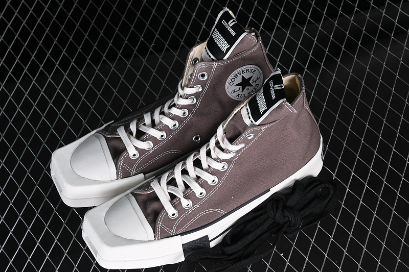 Converse X Rickowens White/Brown 15