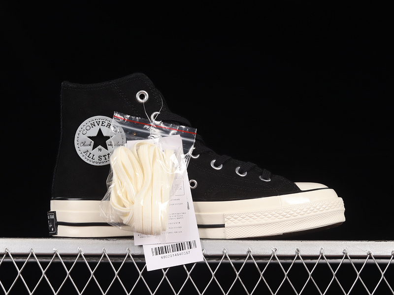 Chuck Taylor All-Star 70S High Black/Black/Egret 19