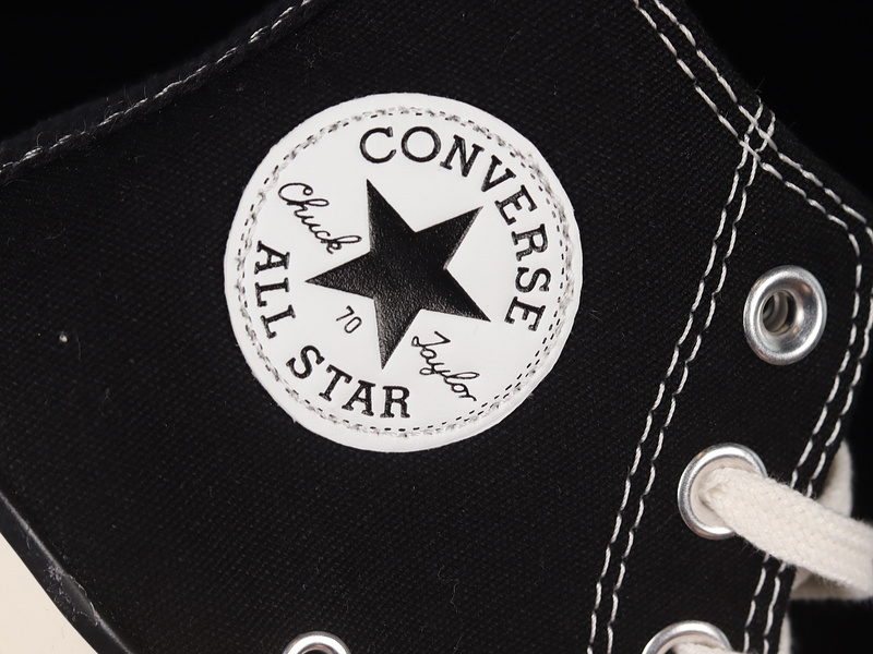 Chuck Taylor All Star 1970S High Black/Black/Egret 19