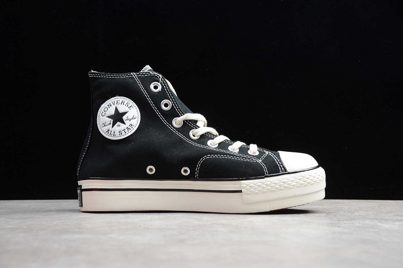 Platform X Chuck Taylor 70S Psy-Kicks Hi Black/Black/Egret 3