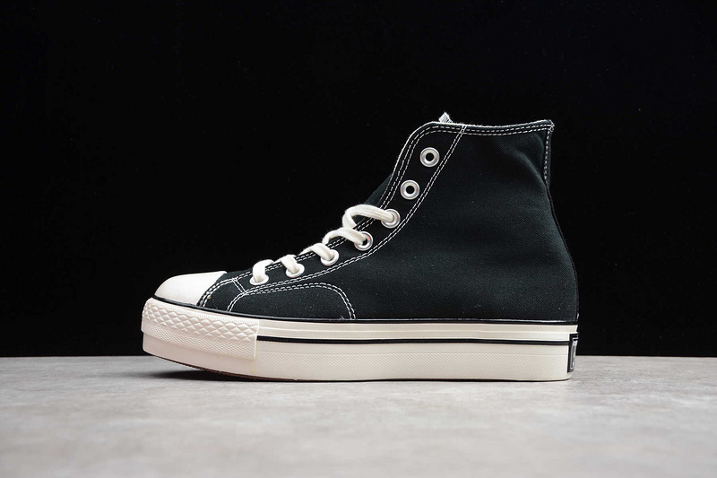 Platform X Chuck Taylor 70S Psy-Kicks Hi Black/Black/Egret 11