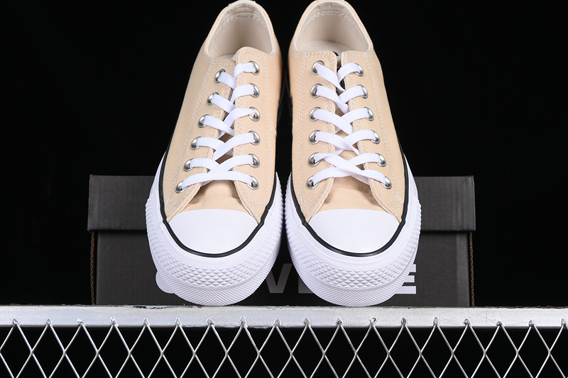 Converse Chuck Taylor All Star Lift Platform Canvas Low Oat Milk/Oat Milk 3