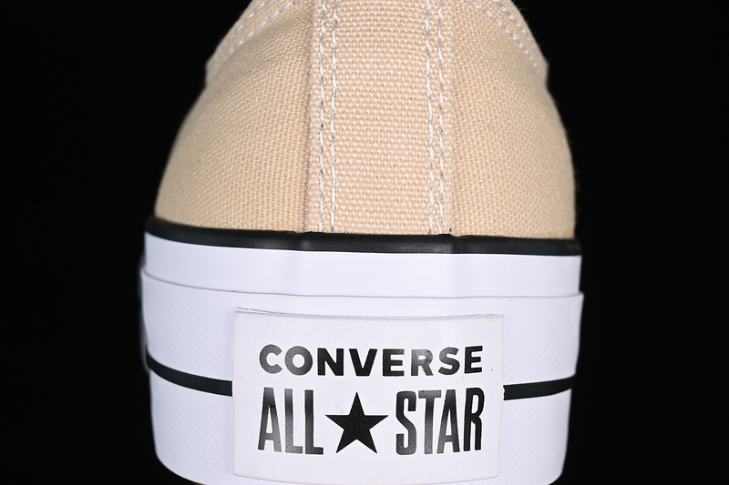 Converse Chuck Taylor All Star Lift Platform Canvas Low Oat Milk/Oat Milk 5