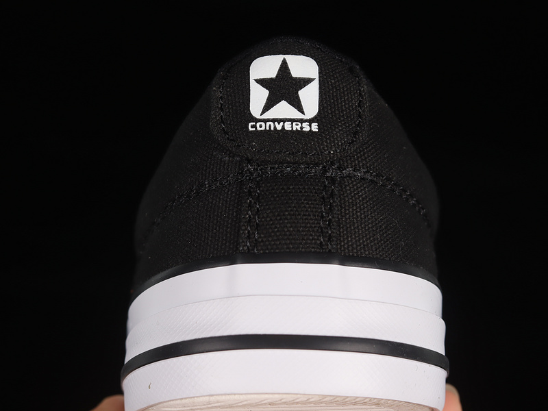 Chuck Taylor All Star Player Low Top Black/Black/White 3