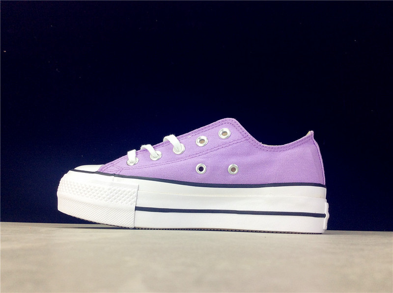 Chuck Taylor All Star Lift Low Top Washed Lilac/Black/White 5