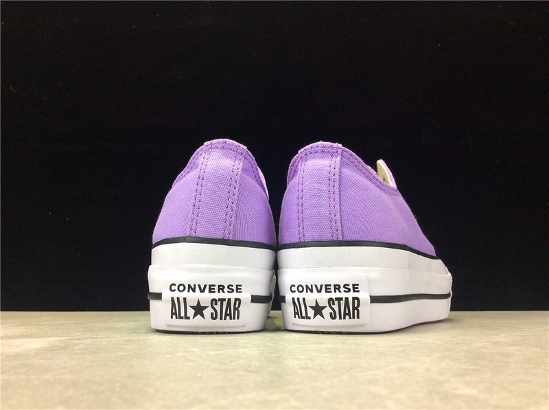 Chuck Taylor All Star Lift Low Top Washed Lilac/Black/White 7