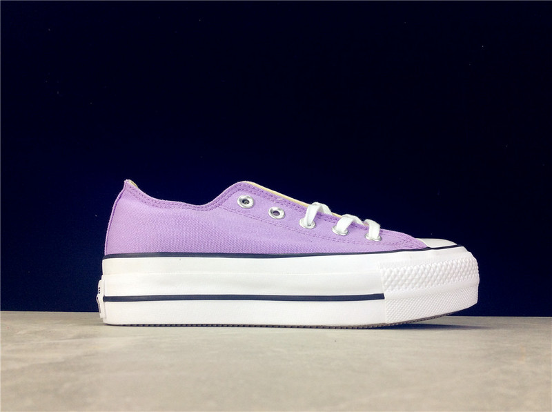 Chuck Taylor All Star Lift Low Top Washed Lilac/Black/White 9