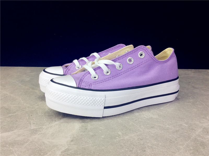 Chuck Taylor All Star Lift Low Top Washed Lilac/Black/White 17