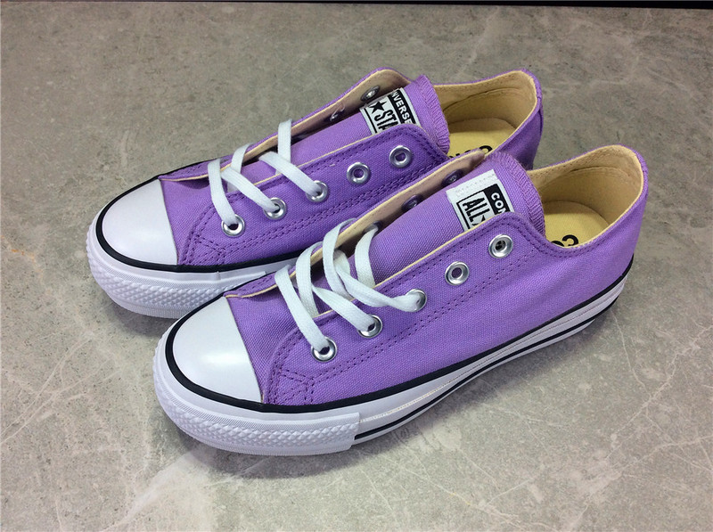 Chuck Taylor All Star Lift Low Top Washed Lilac/Black/White 29