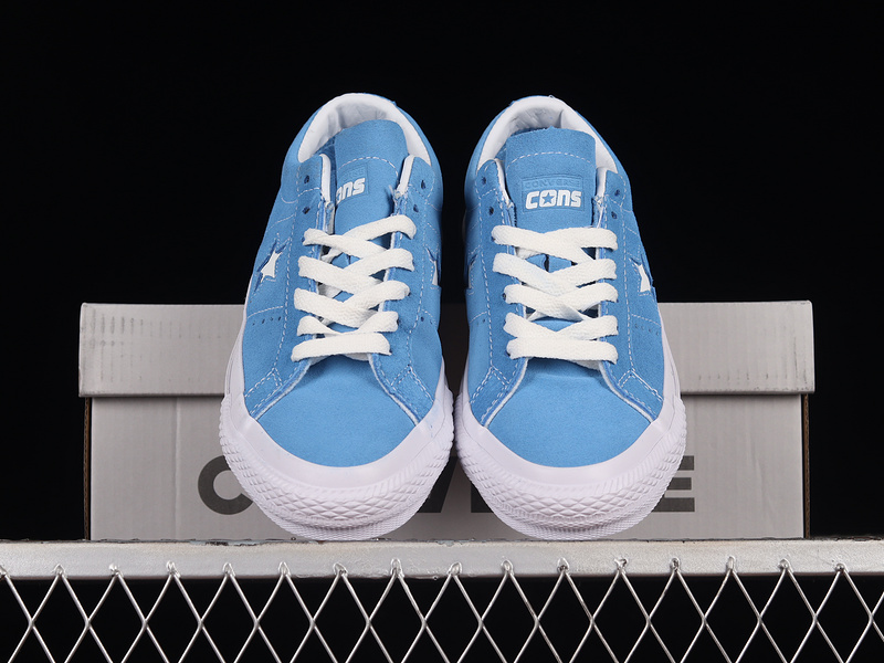 One Star Pro Suede Low University Blue/White/White 21