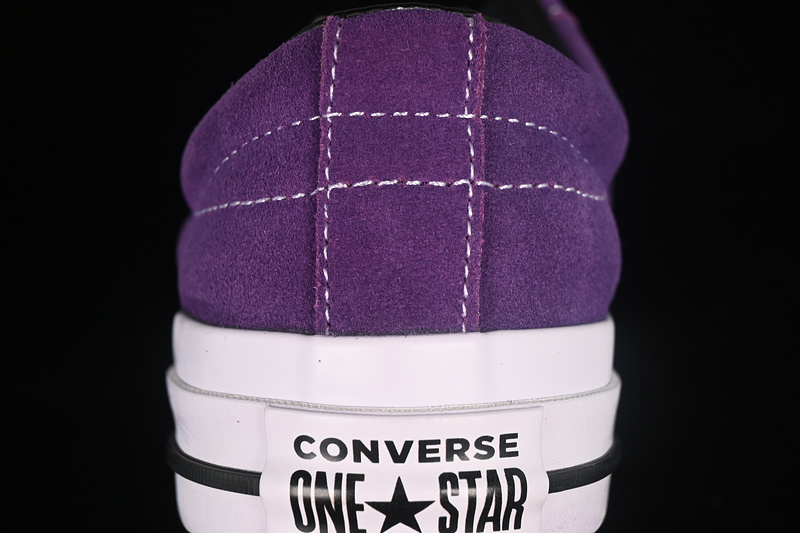 Converse One Star White/Black/Purple 13