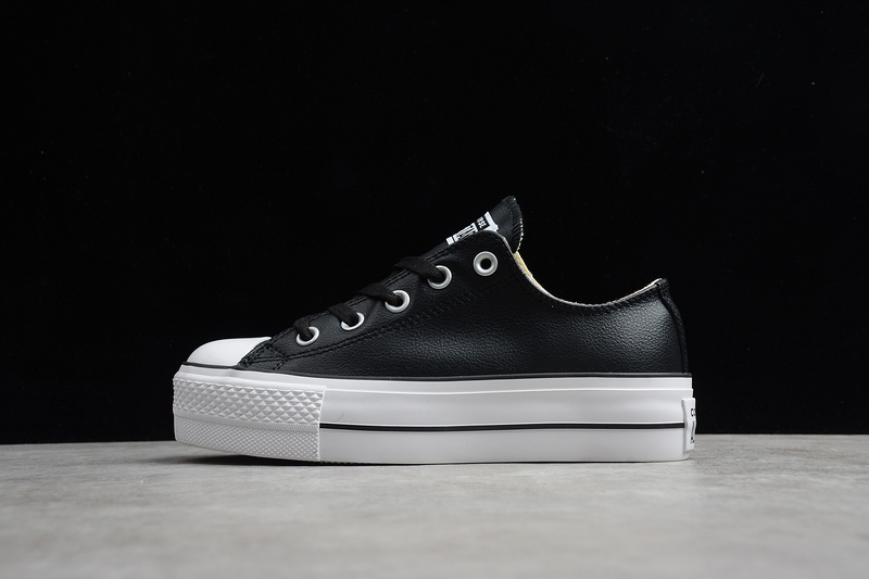 Chuck Taylor All Star Lift Clean Low Black/Black-White 15