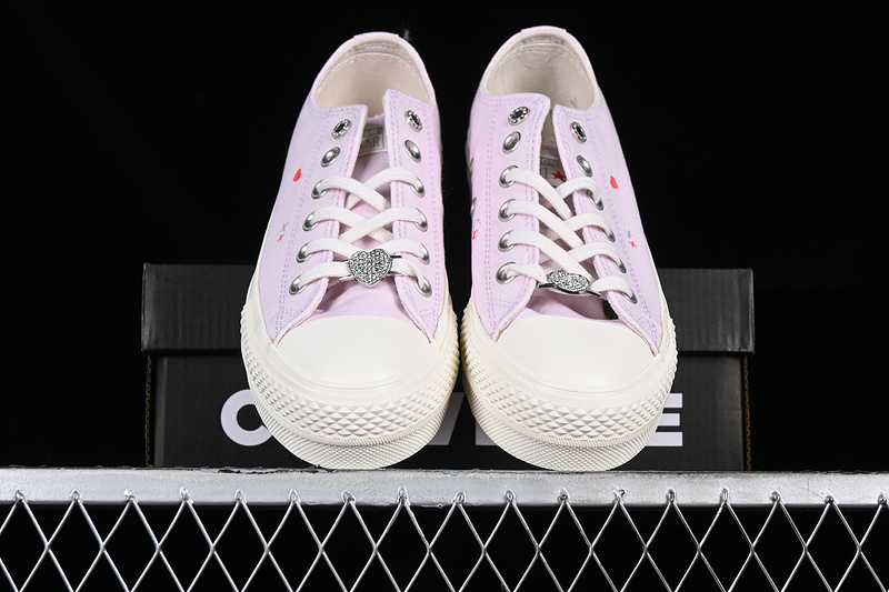 Converse All Star Lift White/Pink/Purple 3