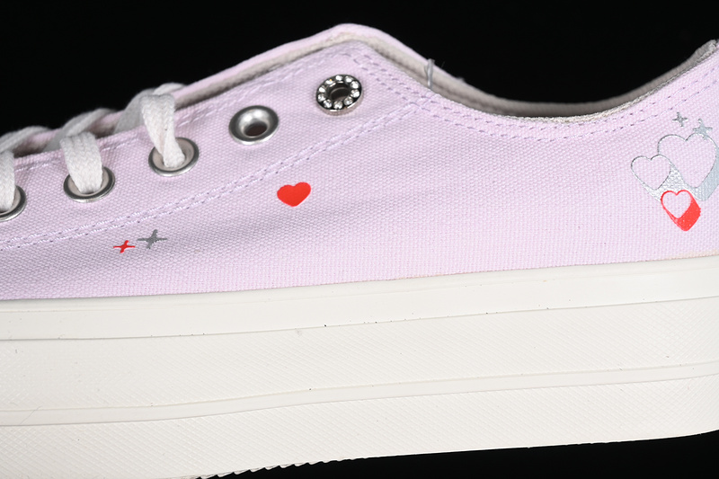 Converse All Star Lift White/Pink/Purple 11