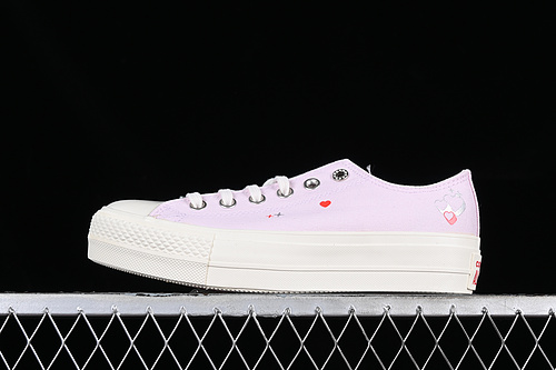 Converse All Star Lift White/Pink/Purple 29