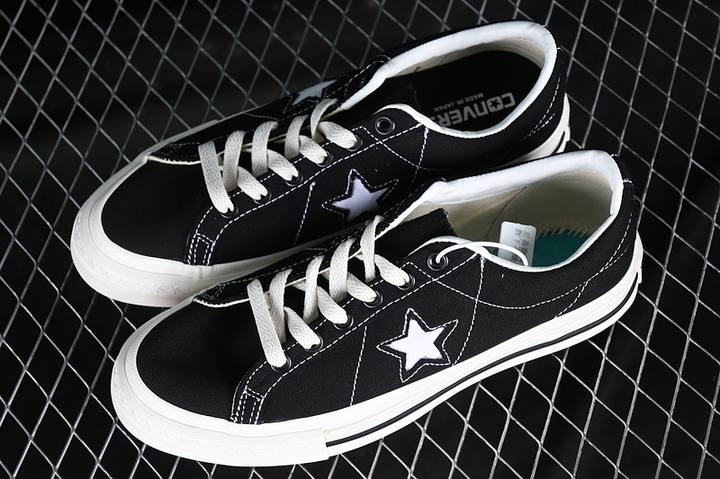 Converse Cons One Star J Vtg Canvas 2023Ss Black/White 3