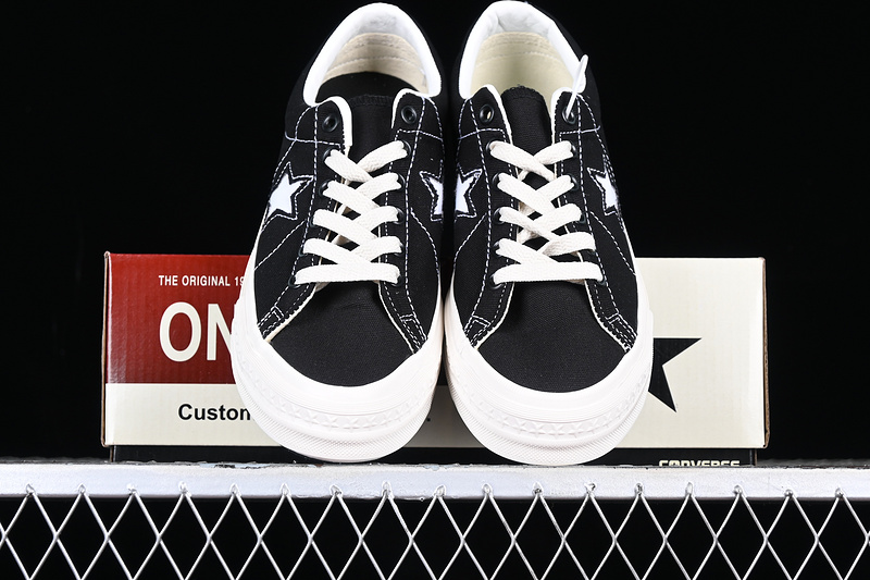 Converse Cons One Star J Vtg Canvas 2023Ss Black/White 25