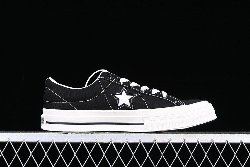 Converse Cons One Star J Vtg Canvas 2023Ss Black/White 29