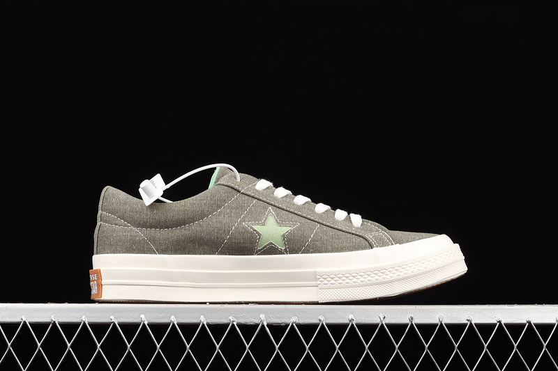 One Star Sunbaked Grey/White/Green 5