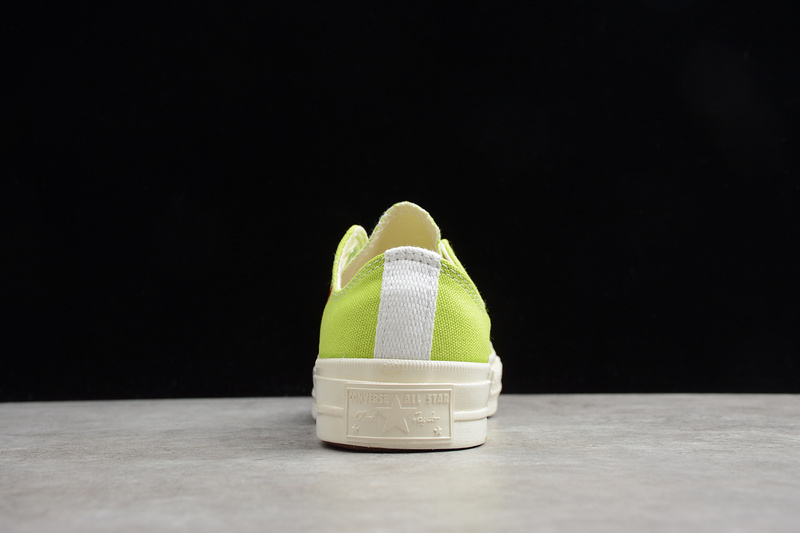 Play Cdg X Chuck Taylor 70S Low Top Acid Lime Green/Egret 31