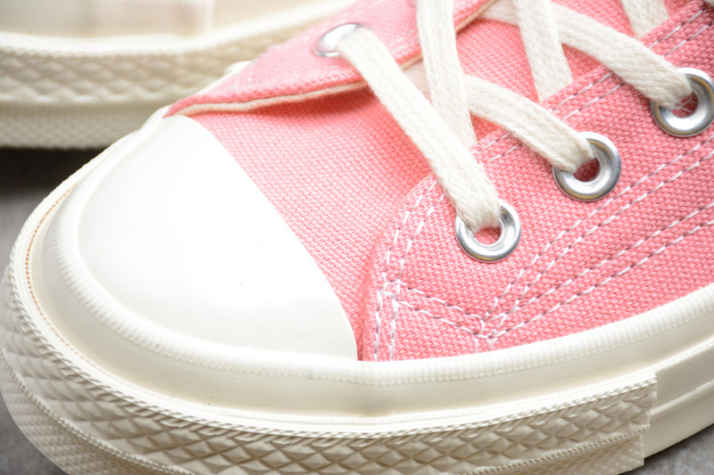 Play Cdg X Chuck Taylor 70S Low Top Strawberry Pink/Egret 21