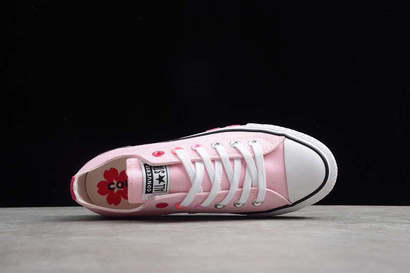 Chuck Taylor All Star Lift Pink/White/Florals White 17