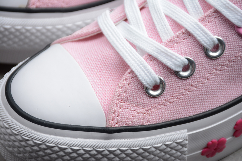 Chuck Taylor All Star Lift Pink/White/Florals White 27