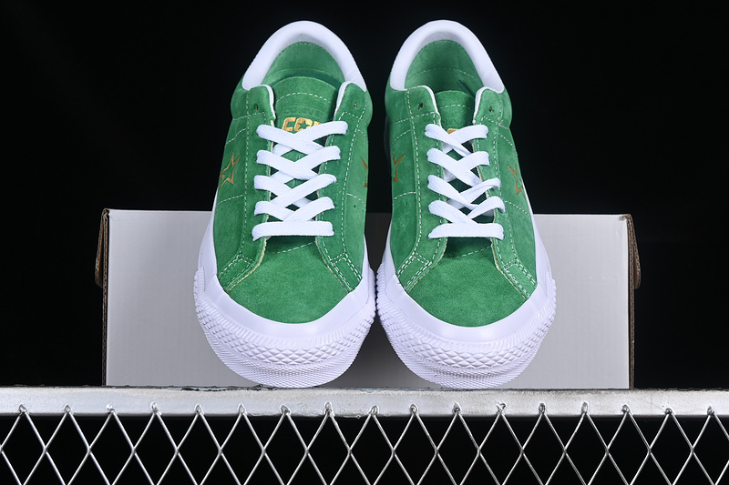 Converse One Star Pro White/Green 13