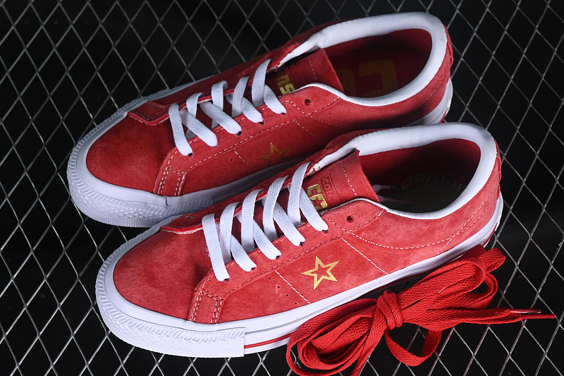 Converse One Star Pro White/Red 19