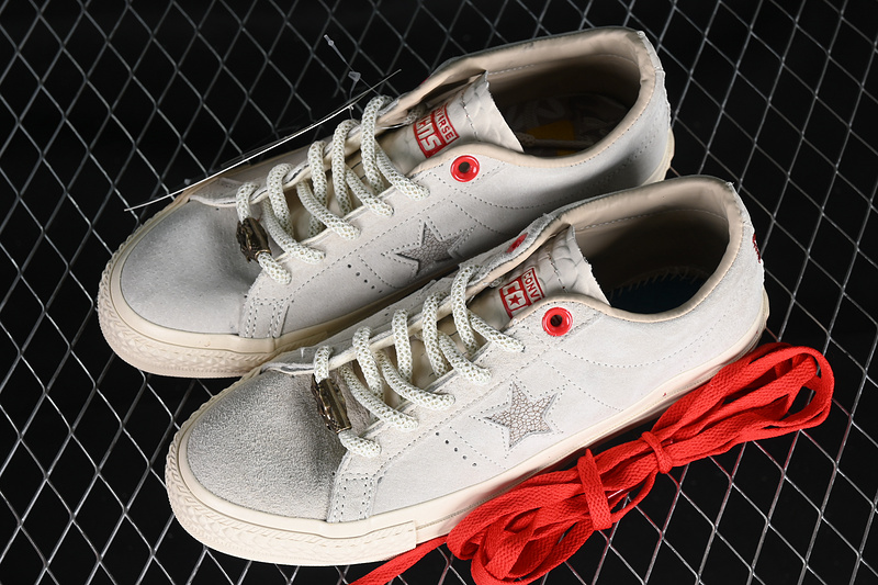 Converse One Star Pro Grey/Red 5