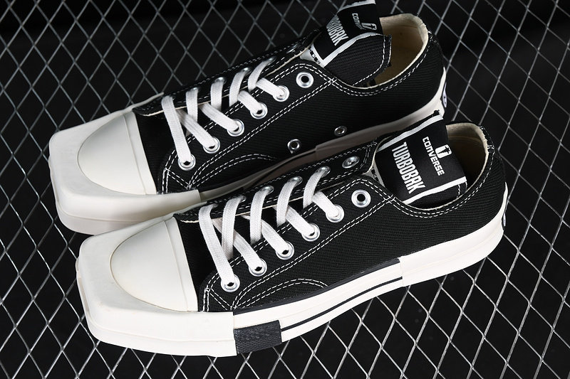 Converse X Rickowens White/Black 11