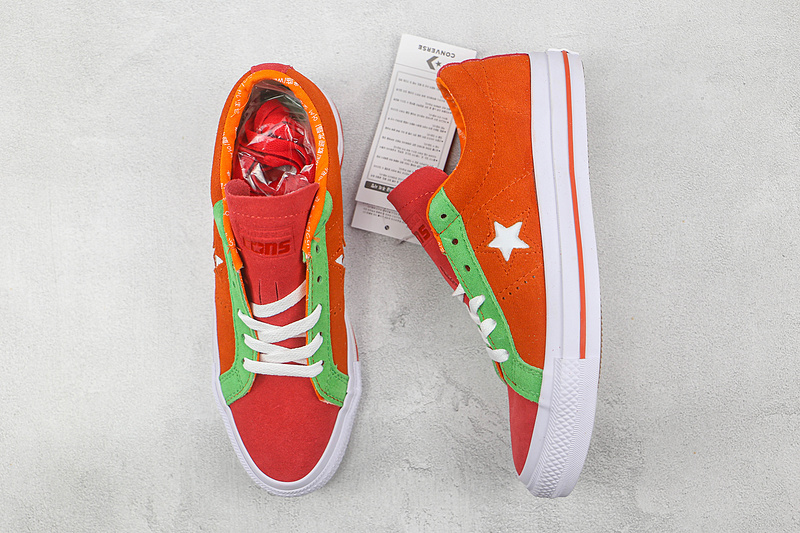 One Star Pro Hyperlocal Skate Culture Orange/Green/White 3