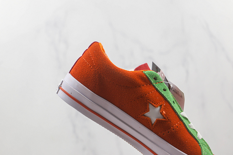 One Star Pro Hyperlocal Skate Culture Orange/Green/White 9