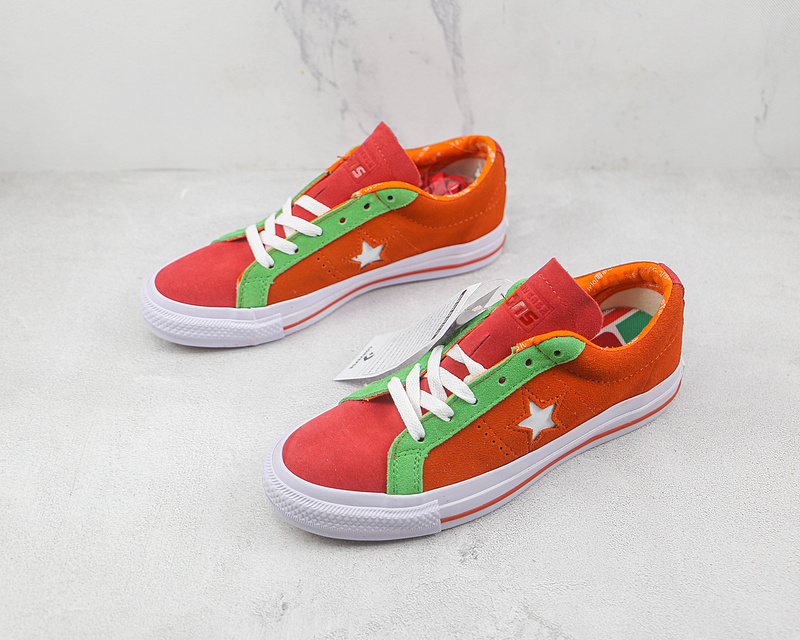 One Star Pro Hyperlocal Skate Culture Orange/Green/White 13