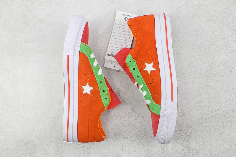 One Star Pro Hyperlocal Skate Culture Orange/Green/White 17