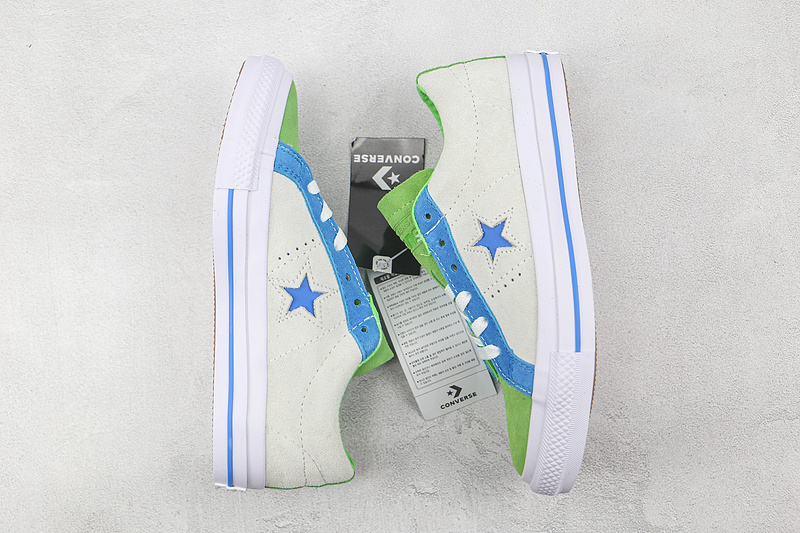 One Star Pro Hyperlocal Skate Culture White/Green/Blue 3