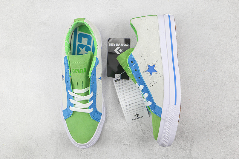 One Star Pro Hyperlocal Skate Culture White/Green/Blue 7