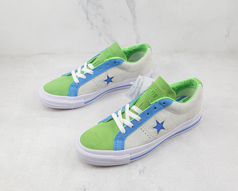 One Star Pro Hyperlocal Skate Culture White/Green/Blue 13