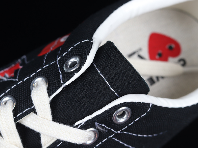 Comme Des Garçons Play X One Star Black/Red/White 15