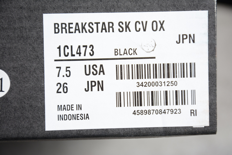 Skateboarding Brekestar Sk Cv Ox Black/White 5