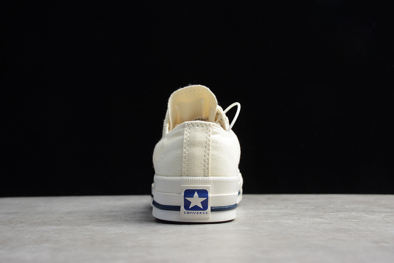 One Star Shoes White/Navy Blue 3