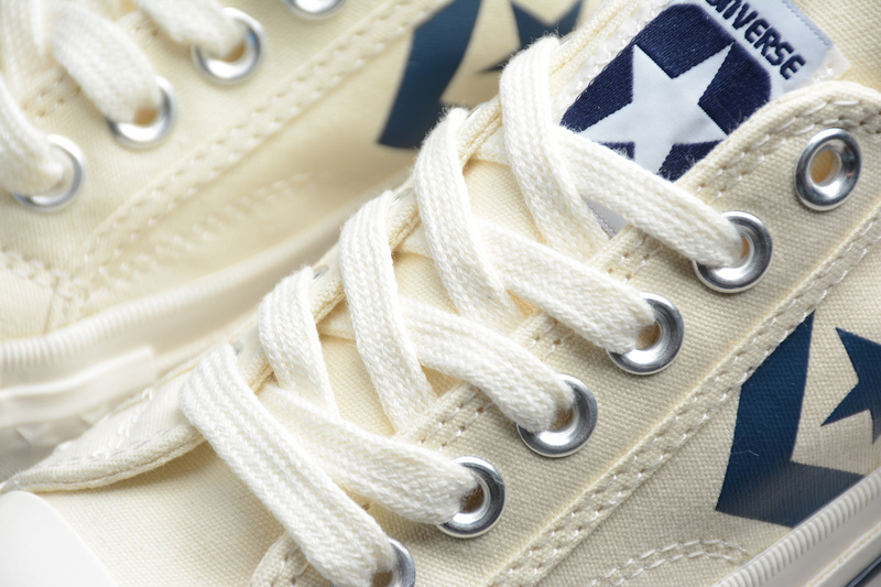 One Star Shoes White/Navy Blue 7